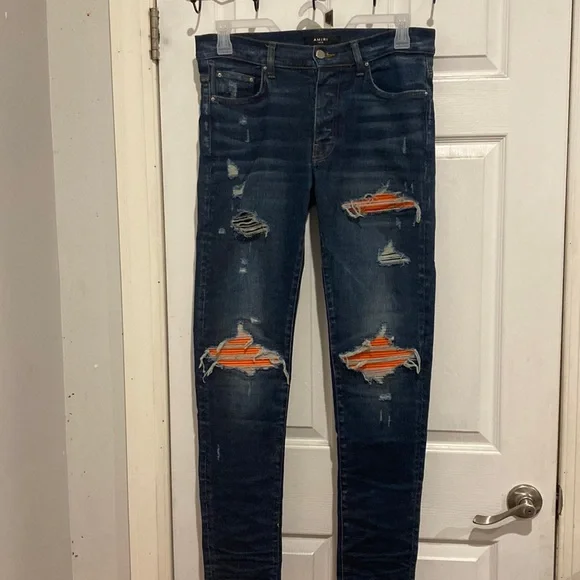 Amiri mx1 blue skinny jean, men’s 32us